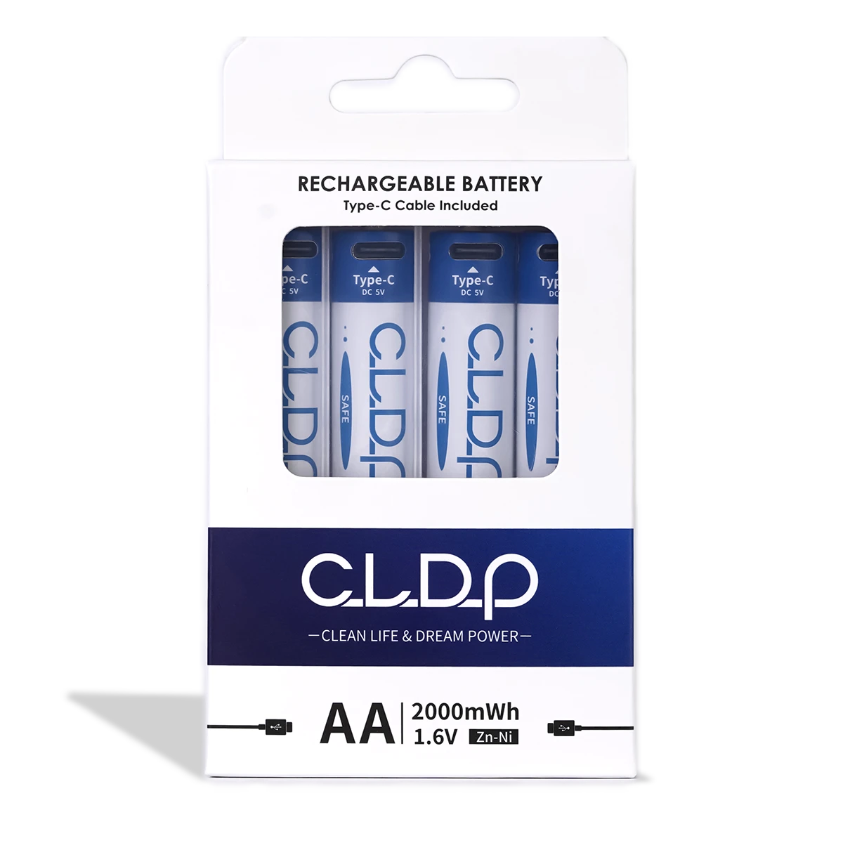 CLDP usb AA 2000mWh 4pack
